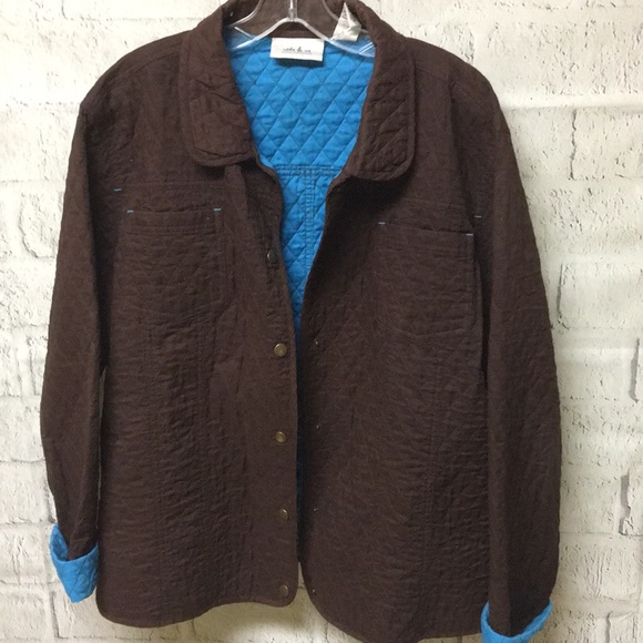 Natalie & me Jackets & Blazers - Natalie & Me brown quilted jacket